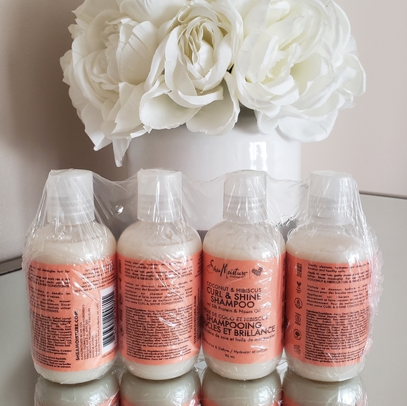 Shea Moisture Curl & Shine Shampoo Sealed 4 pack🧡 - Picture 1 of 3